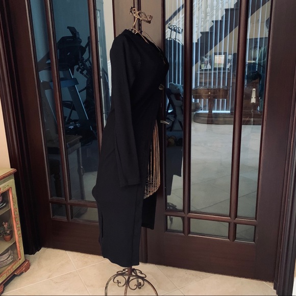 NWT Heart & Hips button blk sweater dress cardigan - Picture 13 of 16